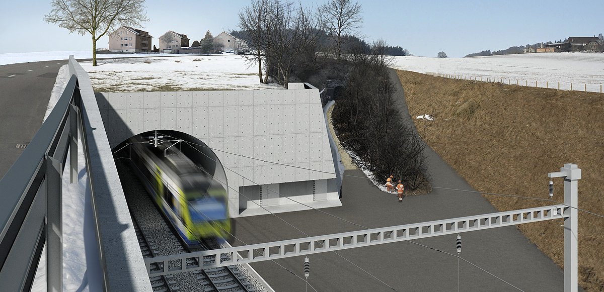 Projekt Rosshäuserntunnel, Schweiz JumboTec