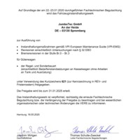 Pos. 11 - VERS-Zertifikat VPI 2020